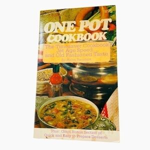Vintage 1977 Recipes Book The One Pot Cookbook Old Meal Taste by Helen Baumert
